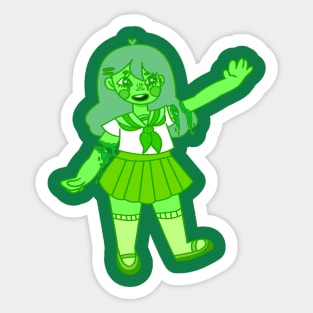 Gore Girl (Green) Sticker